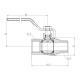 Кран кульовий Thermo Alliance Forte 1/2" ВЗ для газа (ручка) SF605G15