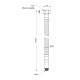 Гнучка підводка для води Thermo Alliance Standart М10 150 см (пара) SD396W150