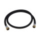 Шланг для газу Thermo Alliance Standart чорний 1/2" ВВ 100 см SD91G100