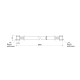 Шланг для газу Thermo Alliance Standart чорний 1/2" ВВ 200 см SD91G200
