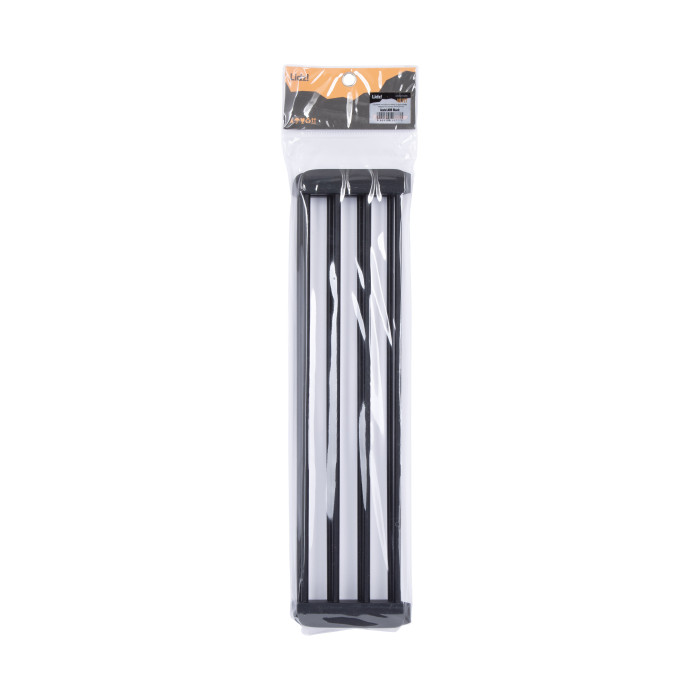 Сушарка на кухонну мийку з присоскою Lidz Acsis LA09 Black, кругла основа, для посуду 440х234 мм LDACSLA09BLM49777
