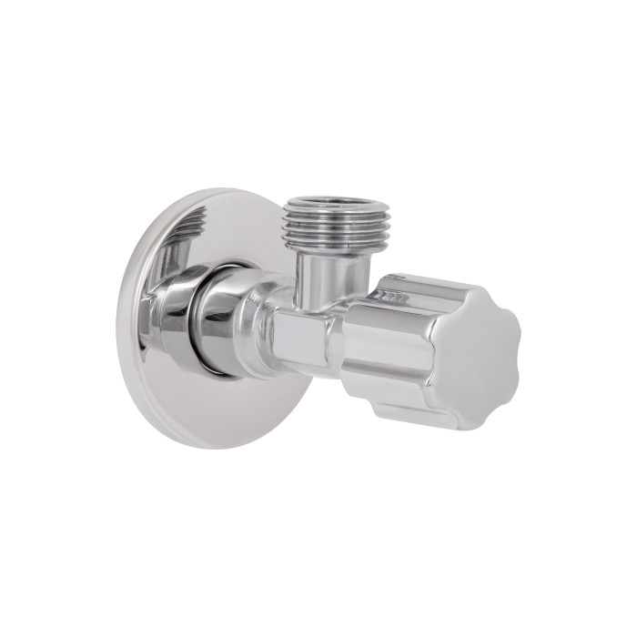 Кран кутовий Thermo Alliance Forte 1/2"ЗЗ, хром TAF341W1515