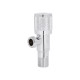 Кран кутовий (круг)  Thermo Alliance Standart 1/2"ЗЗ, нерж, хром, керам. буксу TAS351W1515