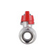 Кран кульовий з накидною гайкою Thermo Alliance Forte 1/2" ВЗ для води прямий SF261W15