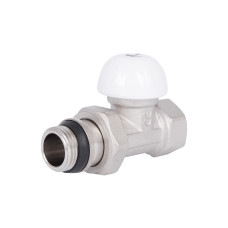 Кран радіаторний Thermo Alliance Standart Powerful 1/2" з антипротіканням прямий SF231W15