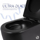 Унітаз підвісний Qtap Taurus Ultra Quiet 515×360×350 мм, Matt Black, з сидінням Slim Duroplast / Soft-close / Quick Release QTTAU28BLM50504