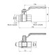 Кран кульовий Thermo Alliance Standart 1" 1/4 ВР для води (важіль) SD600NW32PN40