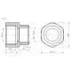 Муфта обтискна Thermo Alliance Forte 16х1/2" В SF171W1615