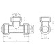 Тройник обтискний Thermo Alliance Forte 16 SF176W161616