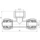 Тройник обтискний Thermo Alliance Forte 16х1/2"х16 ВР SF177W161516