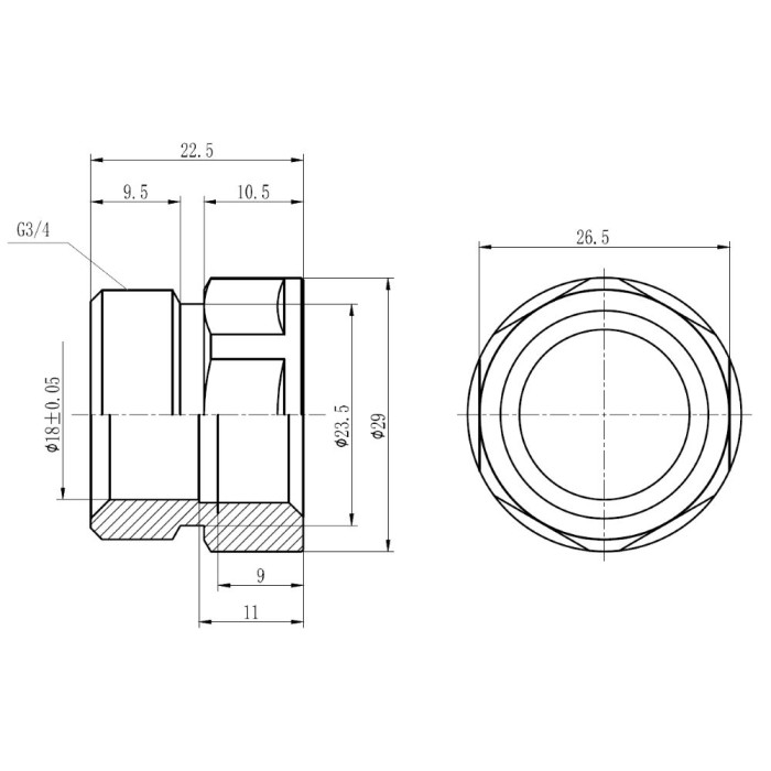Муфта обтискна Thermo Alliance Forte 20х1/2" В SF171W2015