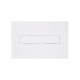 Клавіша змиву Qtap Standard 152x236x28 мм, White, лінійна QTSTD164W49471