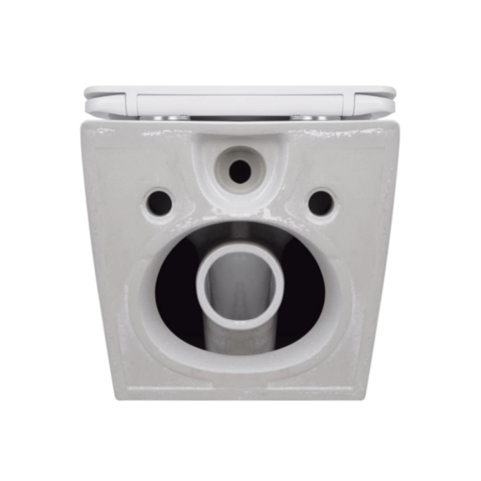 Готове рішення Qtap для ванної кімнати: підвісний унітаз Jay Rimless 485x360x320 + комплект інсталяції Standard (кругла клавіша Chrome)