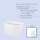 Готове рішення Qtap для ванної кімнати: підвісний унітаз Swan Ultra Quiet 520x360x320 + комплект інсталяції Standard (кругла клавіша White)