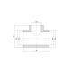 Трійник PPR Thermo Alliance 32х25х32