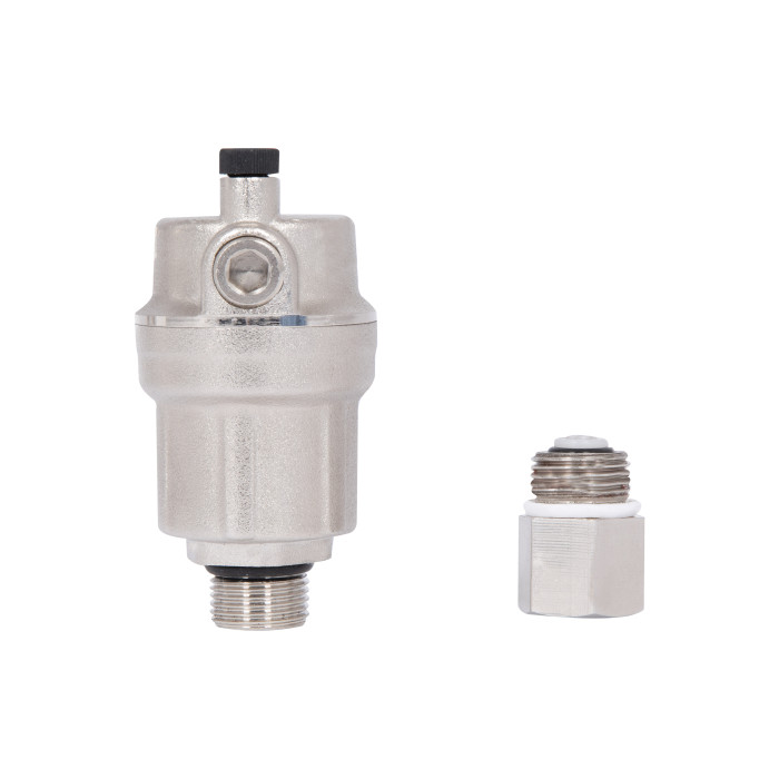 Повітровідвідник Thermo Alliance Forte 1/2"З лат., нікель, автоматичний з запірним клапан TAF28015