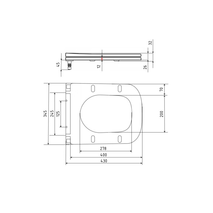 Сидіння для унітаза Qtap (Cardinal 620), White, з мікроліфтом Slim Duroplast, Quick Release QTSC179W50766
