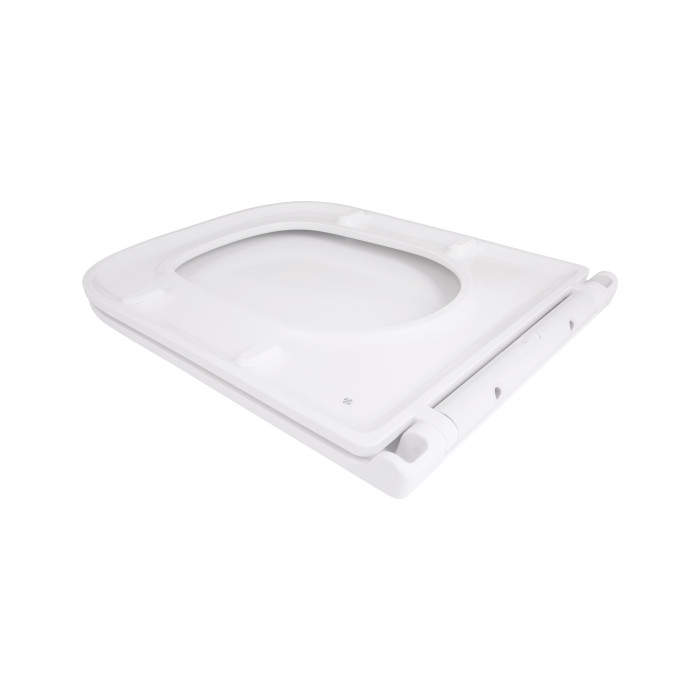 Сидіння для унітаза Qtap (Cardinal 620), White, з мікроліфтом Slim Duroplast, Quick Release QTSC179W50766