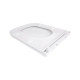 Сидіння для унітаза Qtap (Cardinal 620), White, з мікроліфтом Slim Duroplast, Quick Release QTSC179W50766