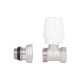 Кран радіаторний Thermo Alliance Base 1/2" ВЗ з антипротіканням прямий SD226W15