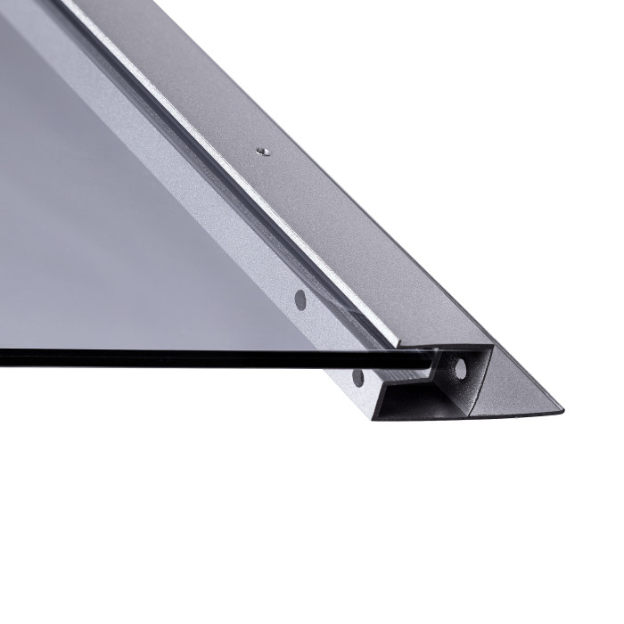 Душовий бокс Lidz Tani SB90x90.SAT.LOW.GR, скло тоноване 4 мм