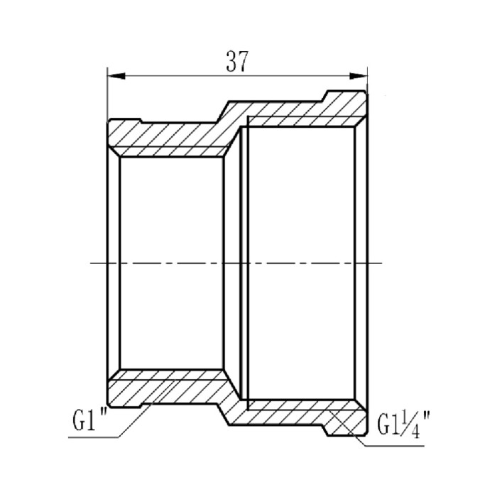 Муфта редукційна Thermo Alliance Forte 1 1/4х1" ВВ SF3573225