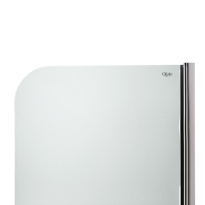 Штора на ванну Qtap Standard CRM407513APR скло Pear 6 мм, 75х140 см, права
