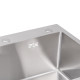 Мийка для кухні інтегрована Lidz Handmade H5845 (LDH5845BRU35384) Brushed Steel 3,0/1,0 мм