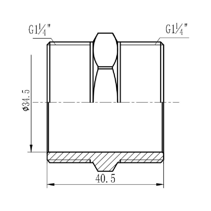 Ніпель Thermo Alliance Forte 1 1/4 SF35832