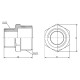 Ніпель редукційний Thermo Alliance Forte 1/2"х3/4" SF3592015