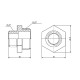 Ніпель редукційний Thermo Alliance Forte 3/8"х1/4" SF35996