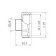 Перехід Thermo Alliance Forte 1" 1/2х3/4" ВЗ SF3604020