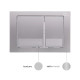Готове рішення Qtap для ванної кімнати: підвісний унітаз Swan Rimless 520х360х320 + комплект інсталяції Nest 4 в 1 (квадратна клавіша Satin)