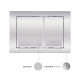 Готове рішення Qtap для ванної кімнати: підвісний унітаз Tern Rimless 490x340x350 + комплект інсталяції Nest 4 в 1 (квадратна клавіша Chrome)