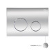 Готове рішення Qtap для ванної кімнати: підвісний унітаз Tern Rimless 490x340x350 + комплект інсталяції Nest 4 в 1 (кругла клавіша Chrome)