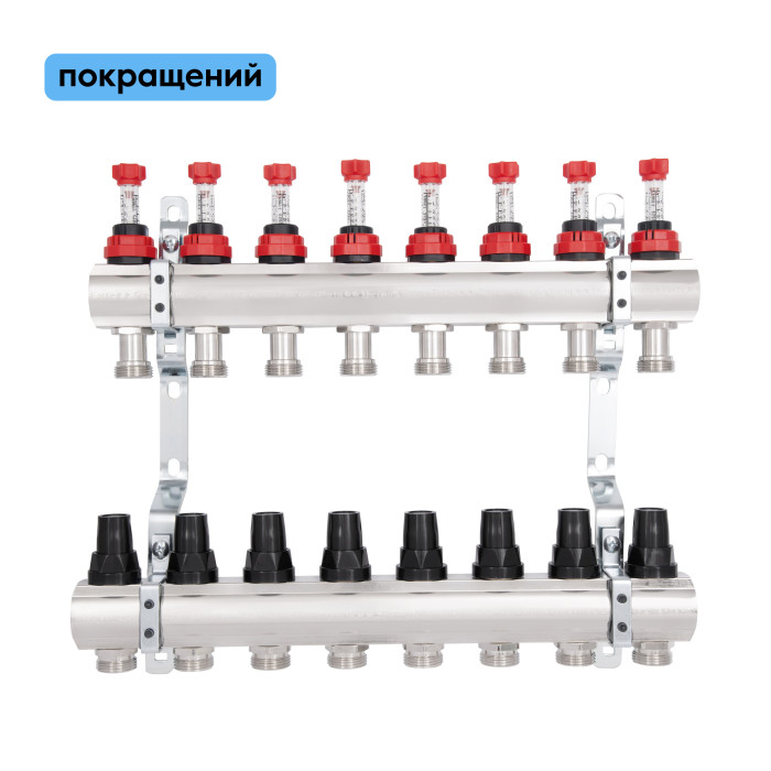 Колектор з витратомірами Thermo Alliance Forte 1" 8 виходів SF001W8
