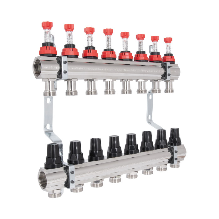 Колектор з витратомірами Thermo Alliance Forte 1" 8 виходів SF001W8