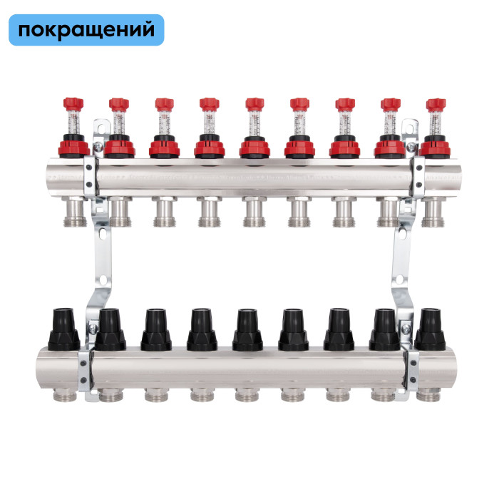 Колектор з витратомірами Thermo Alliance Forte 1" 9 виходів SF001W9