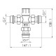Змішувач термостатичний Thermo Alliance Forte 1" SF010W25