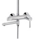 Душова система універсальна Qtap Grand на три споживачі (з виливом) QTGRACRM1004 Chrome