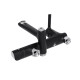 Душова система універсальна Qtap Grand на три споживачі (з виливом) QTGRABCR1004 Chrome/Black