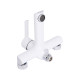 Змішувач для ванни Qtap Grand (з душовим гарнітуром) QTGRAWCR006 Chrome/White
