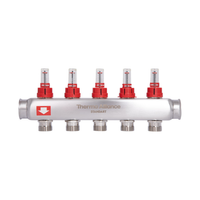 Колектор з витратомірами Thermo Alliance Standart 1" 5 виходи SD0045