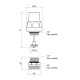 Кран термостатичний Thermo Alliance Forte 1/2"х3/4" для колектора SF012