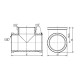 Трійник Thermo Alliance Forte 1" 1/2 ВВ SF36140