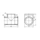 Трійник Thermo Alliance Forte 1" ВВ SF36125