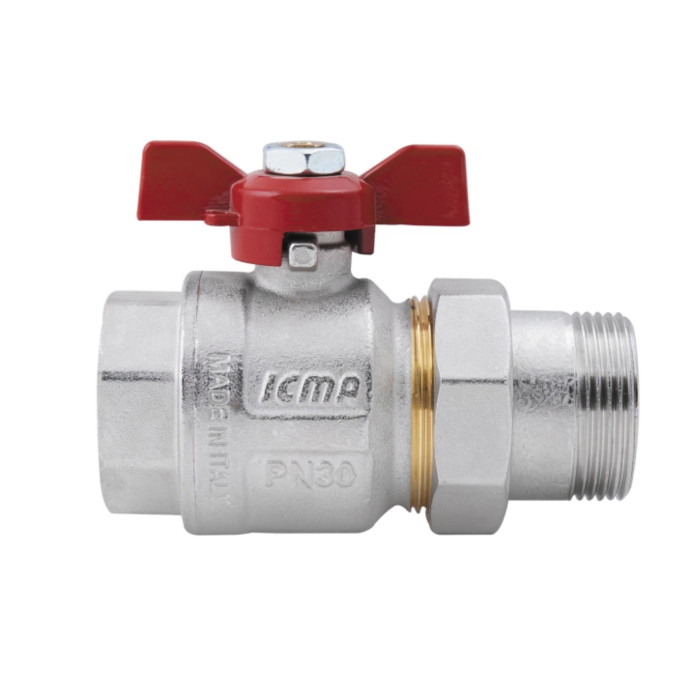 Кран кульовий "Американка" Icma 1 1/4" прямий №347