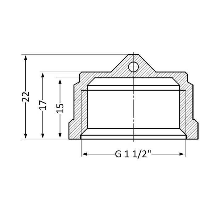 Заглушка Thermo Alliance Standart 1 1/2" ВР SD40240