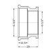 Муфта Thermo Alliance Standart 1/2"х3/4" ВР SD4051520