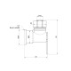 Кут обтискний Thermo Alliance Standart настінний 16х1/2" ВР SD162W1615